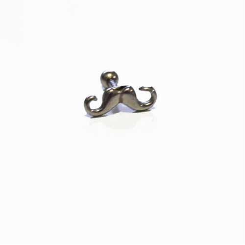 Mustache Cartilage Bar 16G-My Body Piercing Jewellery