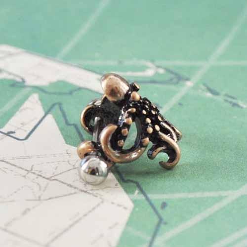 Octopus Cartilage Cuff 16G-My Body Piercing Jewellery