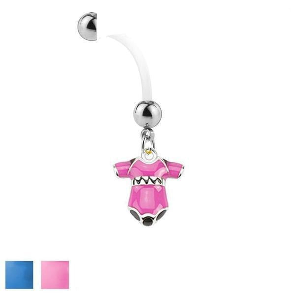 Onesie Pregnancy Belly Bar 14G-My Body Piercing Jewellery
