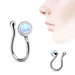 Opal Non-Piercing Nose Ring-My Body Piercing Jewellery