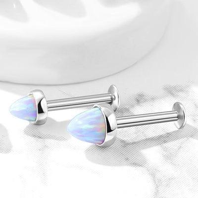 Opal Spike Labret-My Body Piercing Jewellery
