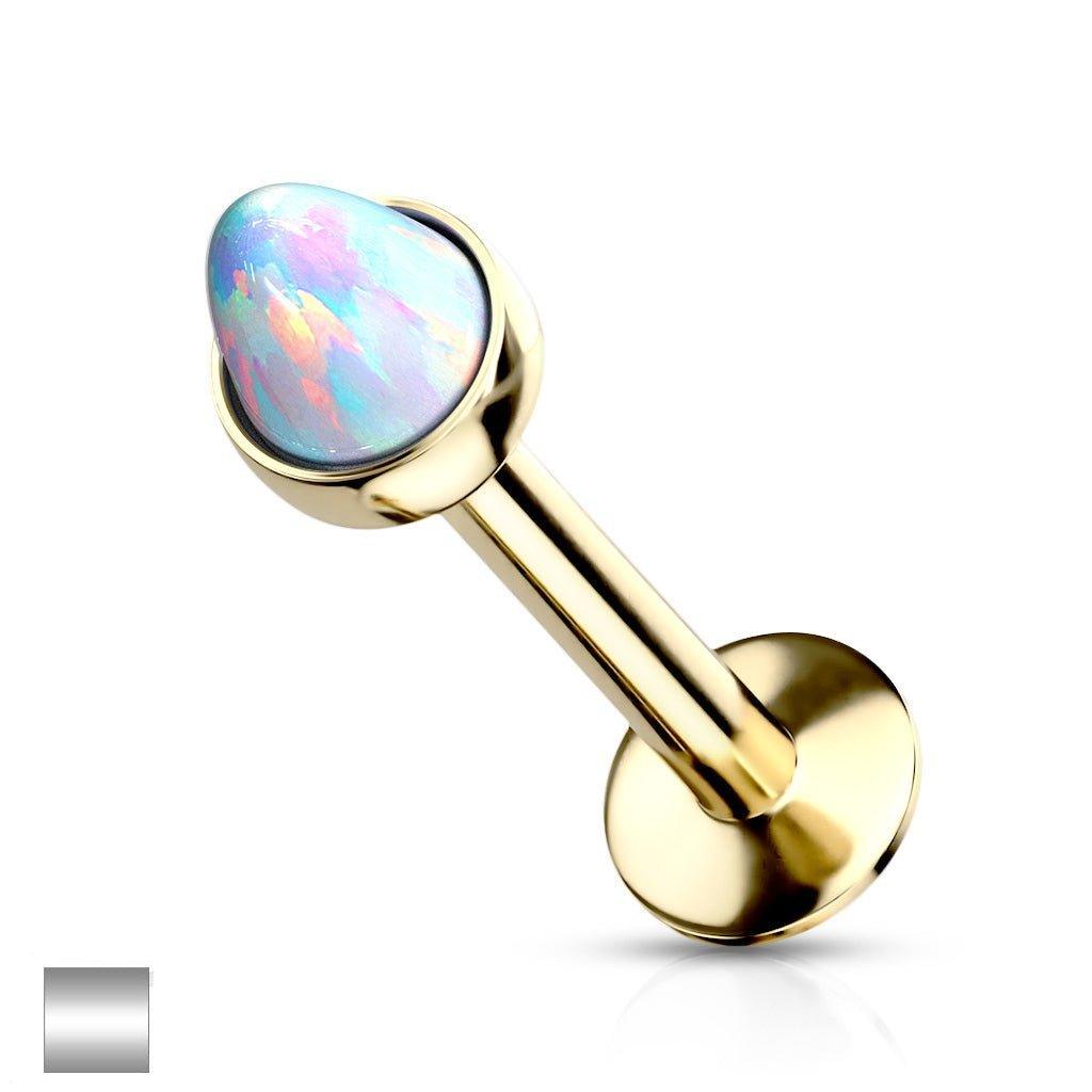 Opal Spike Labret-My Body Piercing Jewellery
