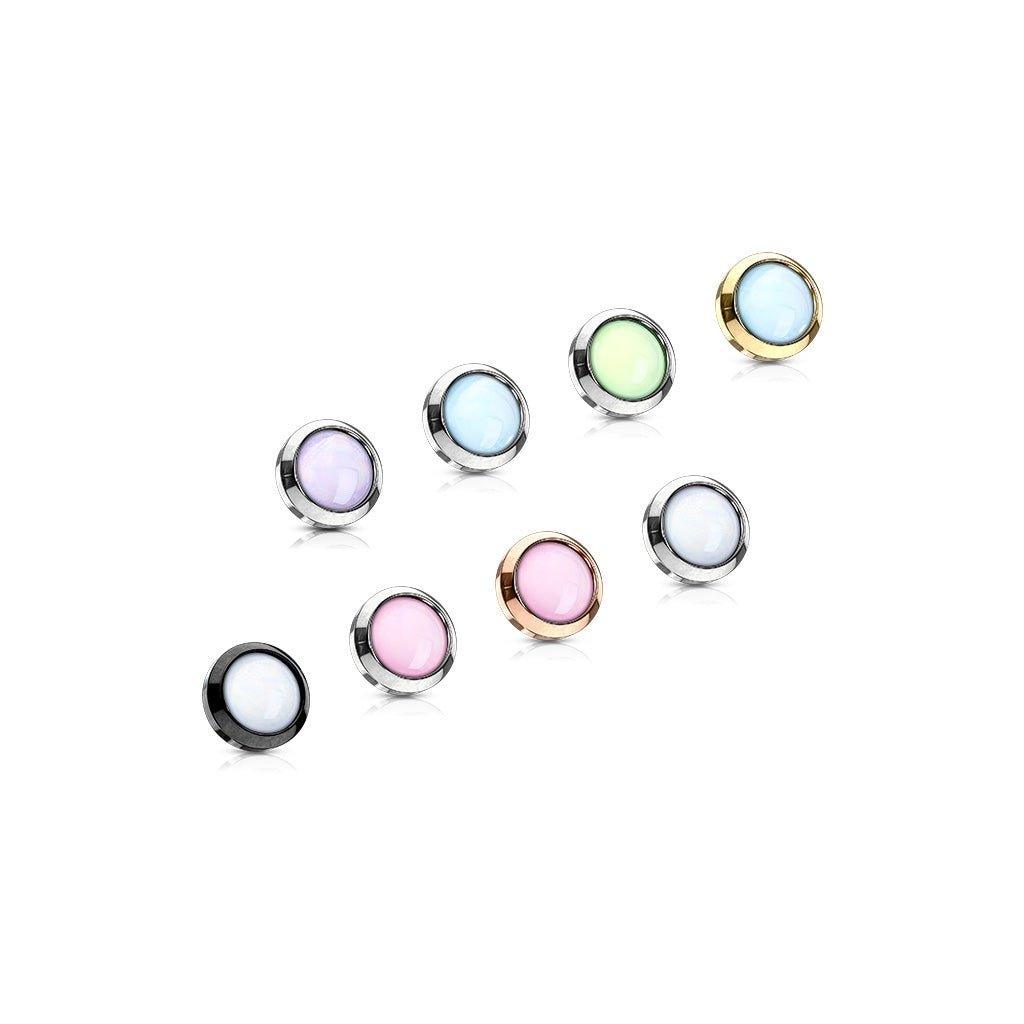 Opalescent Dermal Top 14G-My Body Piercing Jewellery