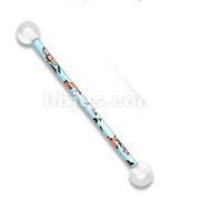 Pattern Print Industrial Bar 14G 38mm-My Body Piercing Jewellery