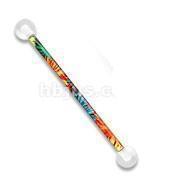 Pattern Print Industrial Bar 14G 38mm-My Body Piercing Jewellery