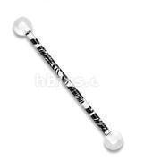 Pattern Print Industrial Bar 14G 38mm-My Body Piercing Jewellery