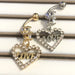Paved LOVE Heart Belly Bar 14G-My Body Piercing Jewellery