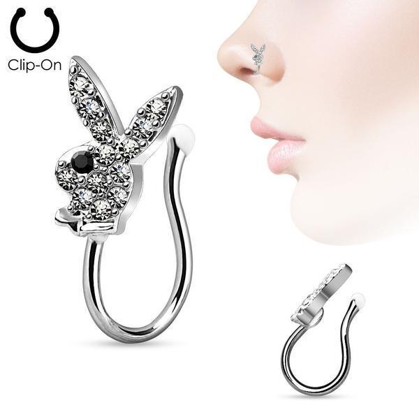 Playboy bunny nose piercing outlet jewelry