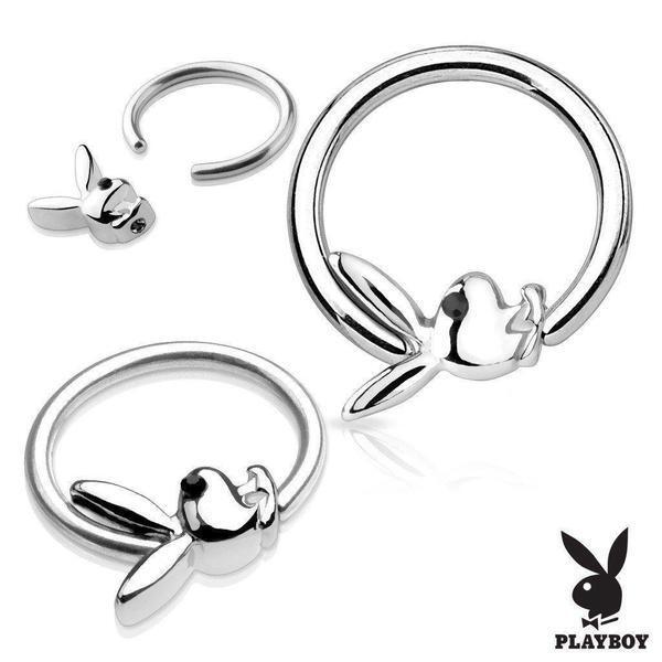 Playboy Captive Ring 16G 14G-My Body Piercing Jewellery