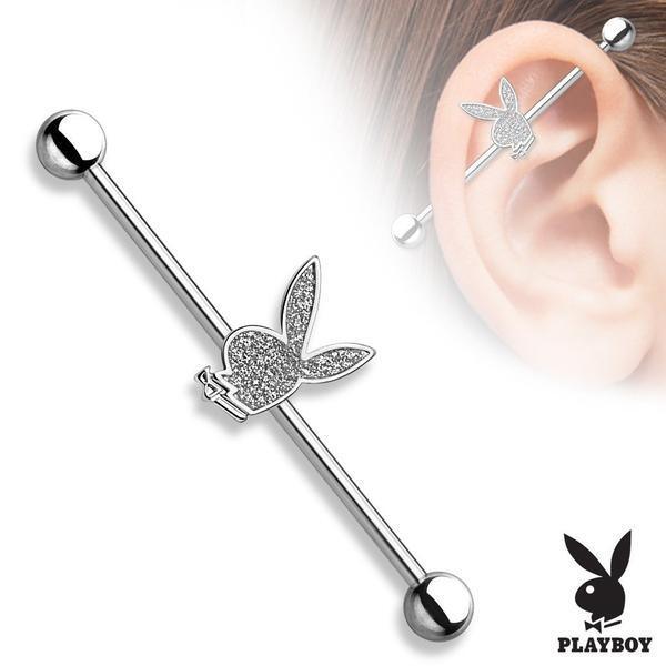 Playboy Industrial Bar 14G 38mm-My Body Piercing Jewellery