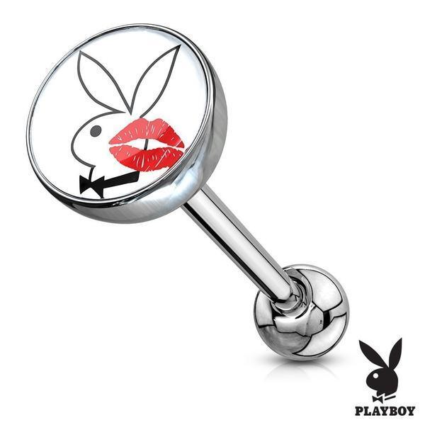PLAYBOY Logo Barbell 14G-My Body Piercing Jewellery