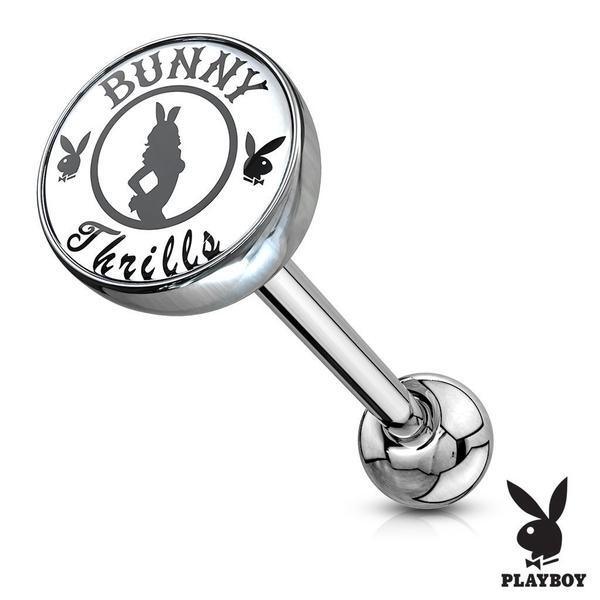 PLAYBOY Logo Barbell 14G-My Body Piercing Jewellery