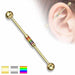 Rainbow Centre Industrial Bar 14G 38mm-My Body Piercing Jewellery