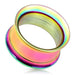 Rainbow IP Screw Fit Tunnel 8G-1"-My Body Piercing Jewellery