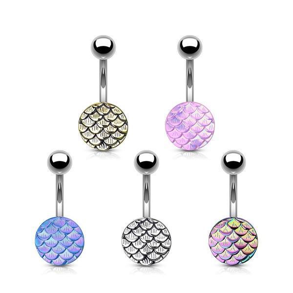 Body Jewelry - Scales Belly Bar 14G