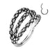 Body Jewelry - Scales Triple Row Hinged Ring 16G