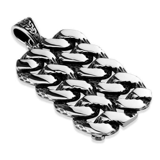 Body Jewelry - Solid Chain Stainless Steel Pendant