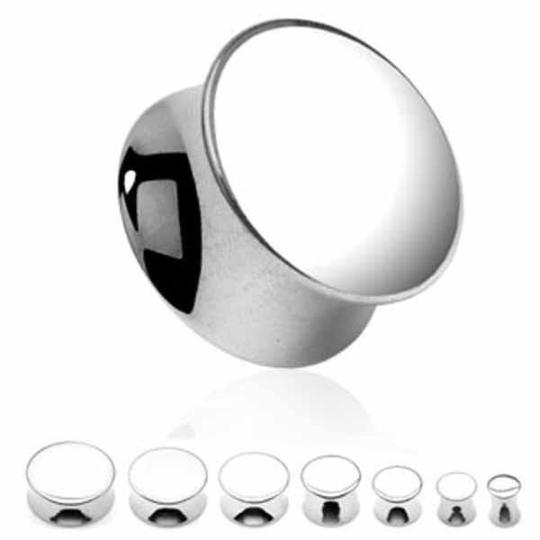 Body Jewelry - Solid Steel Plug 8G-1"