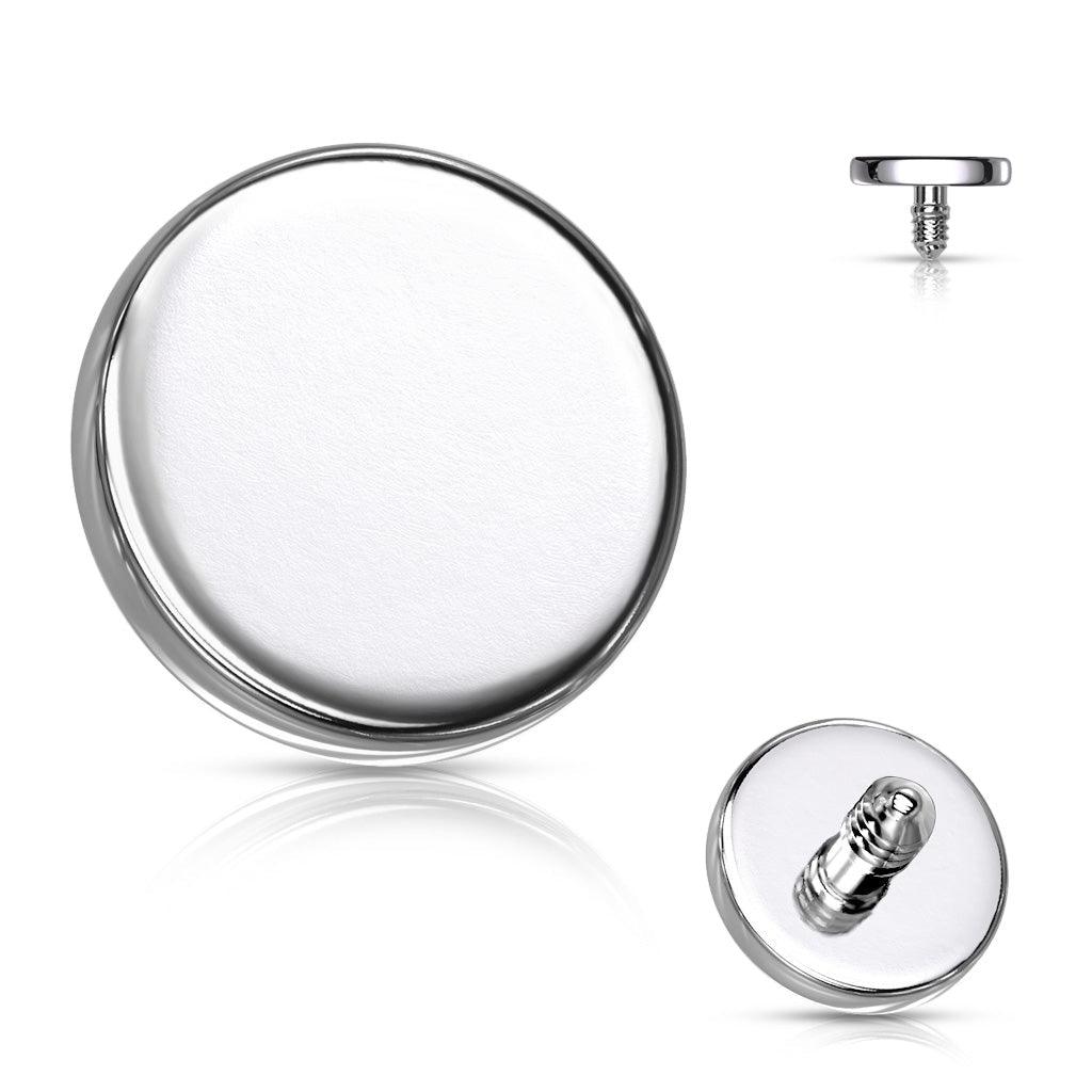 Body Jewelry - Titanium Circle Dermal Top 14G