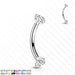 Body Jewelry - Titanium I.T. Gem Curve 16G