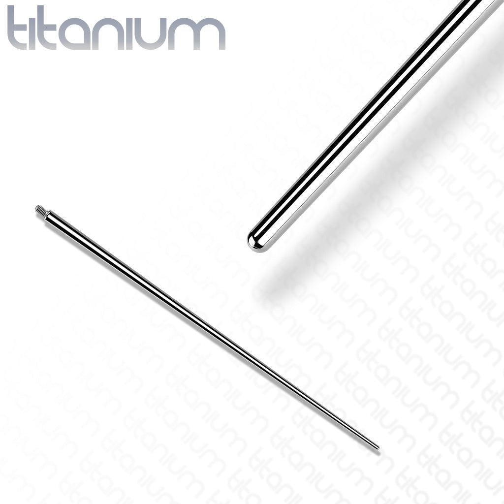 Internally Threaded Titanium insert Taper 14g, 16g, 18g – Body Clickers  Body Jewelry