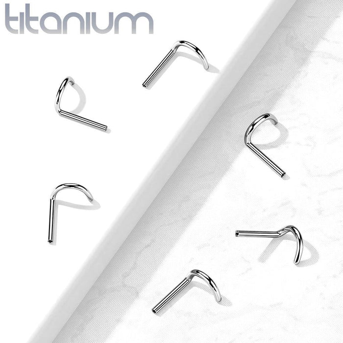 Body Jewelry - Titanium Threadless Nose Screw 20G 18G