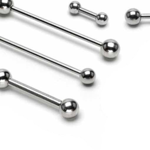 Body Jewelry - Surgical Steel Barbell 18G-00G