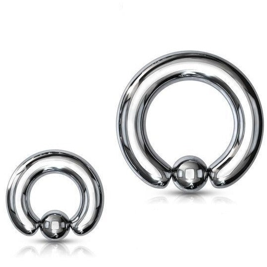 Body Jewelry - Surgical Steel Captive Ring 20G-00G