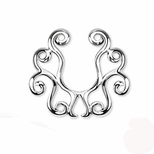 Body Jewelry - Swirls Non-Piercing Nipple Shield (Single)