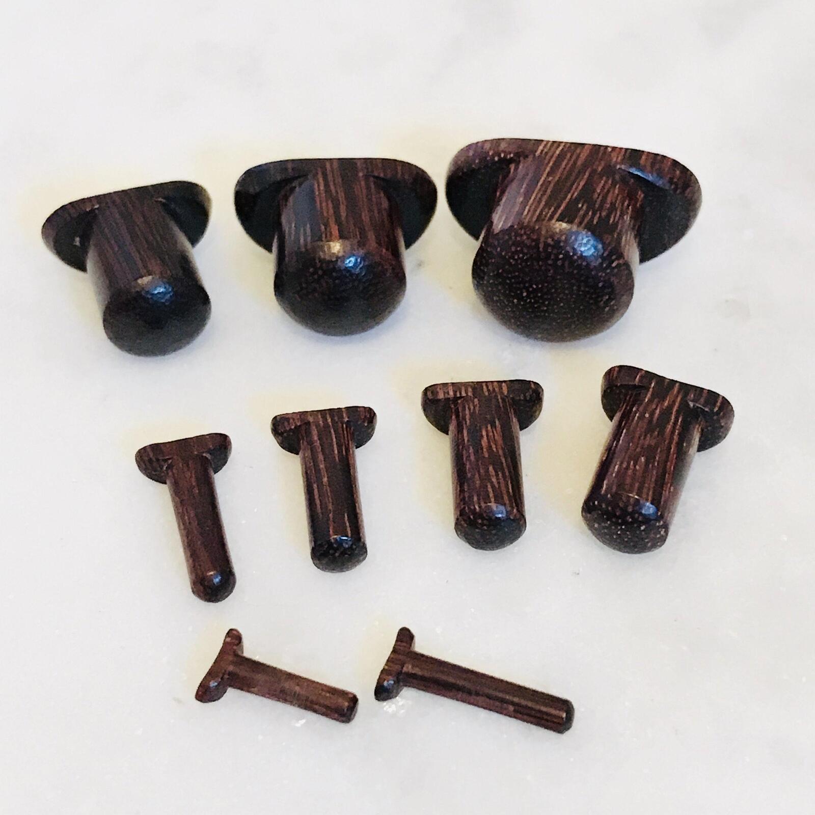Body Jewelry - Tamarind Wood Stretched Labret Bar