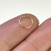 14kt Gold Twisted Nose Ring 22G 8mm-My Body Piercing Jewellery