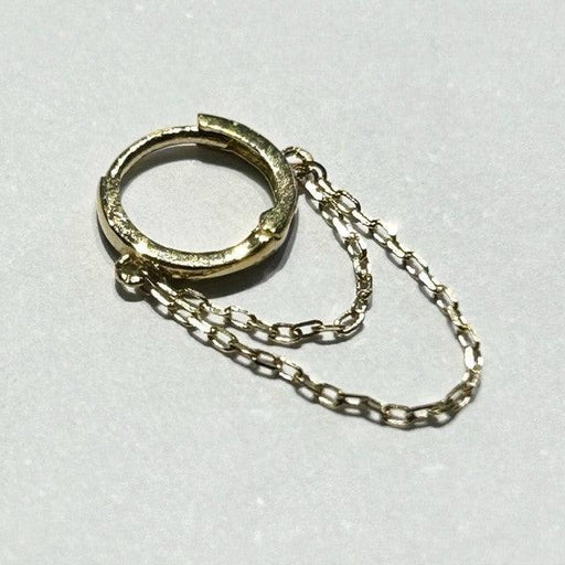 9kt Gold Chain Hinged Ring 20G 6mm-My Body Piercing Jewellery