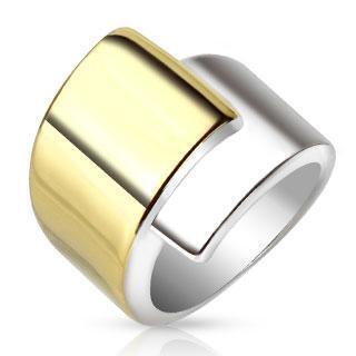 Body Jewelry - Tow Tone Band Ring