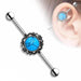 Body Jewelry - Turquoise Industrial 14G 38mm