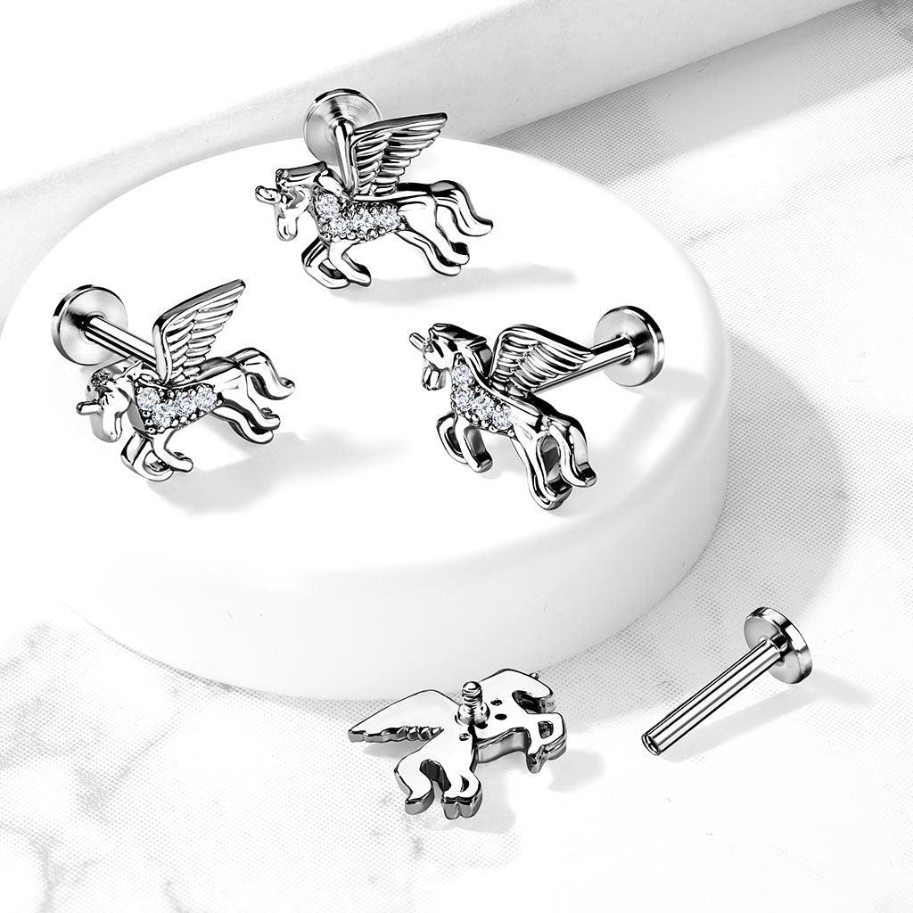 Body Jewelry - Unicorn I.T. Labret 16G