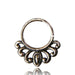 Body Jewelry - White Brass Swirl Ring 18G